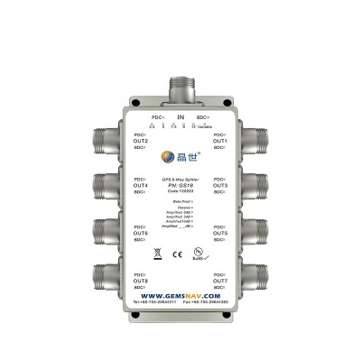 GS18GPS power splitter GPS / Beidou power splitter Eight-channel distributor